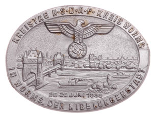 Kreistag NSDAP Worms Badge