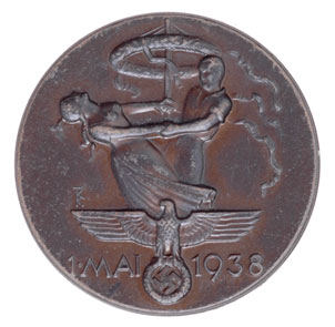 1938 May Day Badge