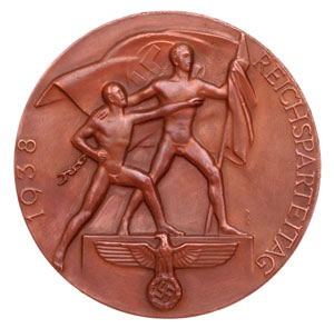 1938 Reichs Party Day Badge - G. Brehmer