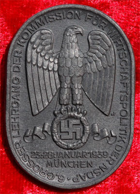 6th Greater Training Course for the Commission for NSDAP Economic Policy Munich, January 23-28 1939