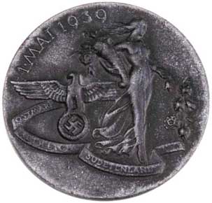 1939 NSDAP May Day Badge