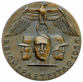 1935 Reichs Party Day Badge - Deschler & Sohn