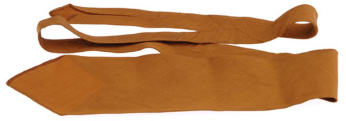 NSDAP, SA, NSKK Brown Rayon Tie with the RZM Tag