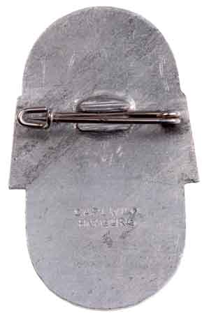 WHW Gau Hamburg Badge - back