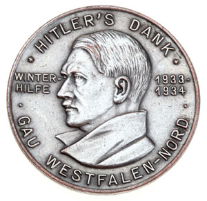 WHW Hitler's Thank Gau Westfalen Nord 1933-34