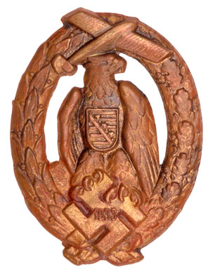 1933 NSFK Glider Pilots Badge