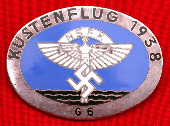 1938 NSFK Flying Competition Official's Badge