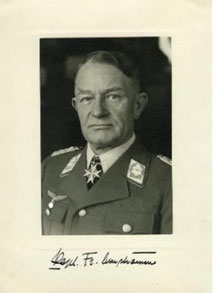 Signed photo of Fr. Christiansen