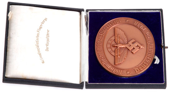 1938 NSFK Cased Germany Flight Award