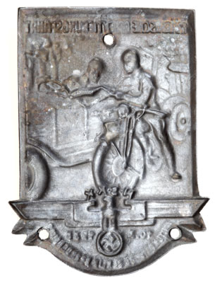 NSKK Checkpoint Orientation Rally Plaquette