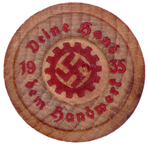 1935 NS HAGO Handwerk Badge