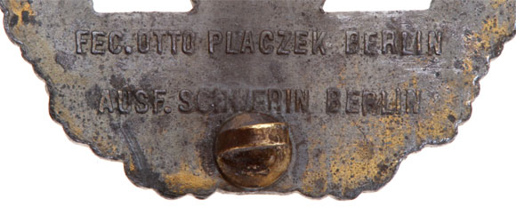 Fec. Otto Placzek Berlin, Ausf. Schwerin Berlin 