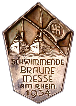 1934 Schwimmende Braune Messe Tinnie on the Rhine River