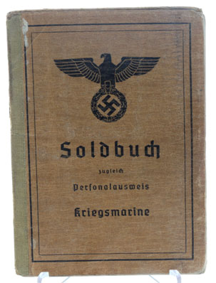 Kriegsmarine Soldbuch - Hebendanz