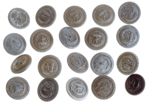 Twenty Kriegsmarine Buttons