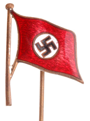 Enameled National Flag Stickpin