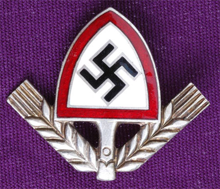 RAD Officer Enamel Hat Badge