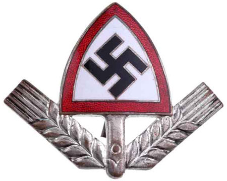 RAD Officer Enamel Hat Badge