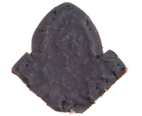 black oilcloth backing