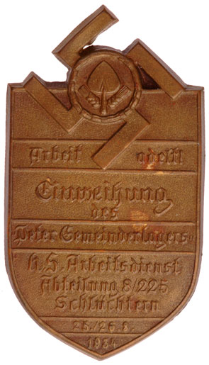RAD Peter Gemeinder Schluchtern 1934