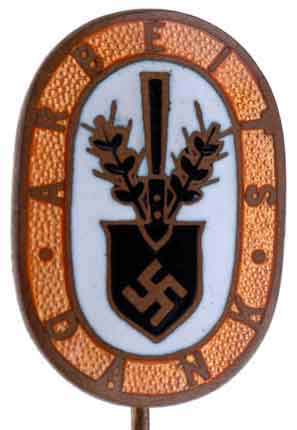 RAD Arbeits Dank Stickpin