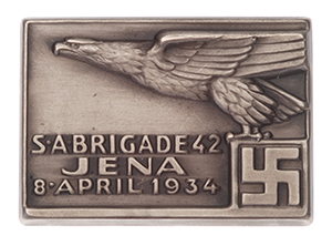 SA Brigade 42 Badge Jena 1934 