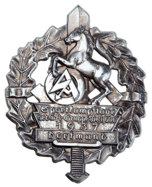 SA Group Westfalen Sports Badge Dortmund 1937