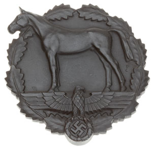 Mounted SA Horse Training Table Medal