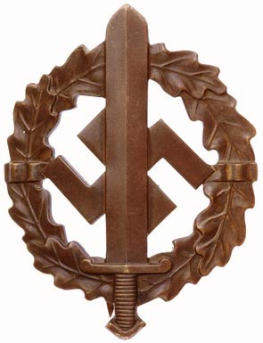 Bronze SA Sports Badge - front