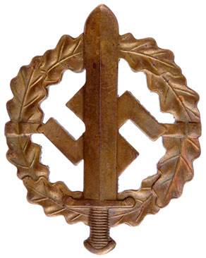 Bronze SA Sports Badge - front