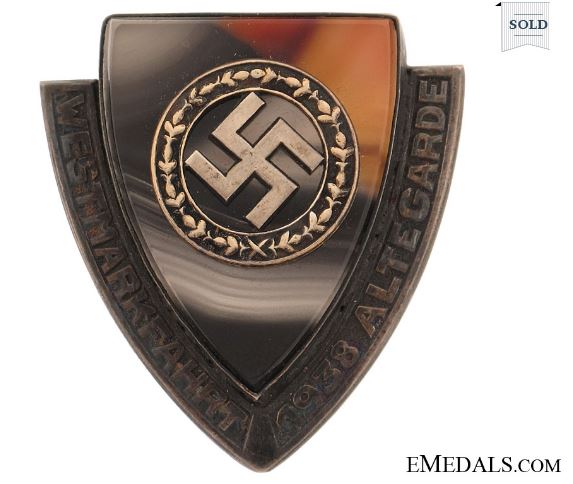 1938 ALTEGARDE WESTMARKFAHRT BADGE
