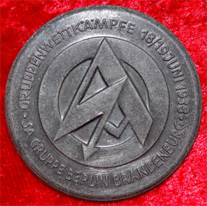 1938 SA Gruppe Berlin Brandenburg Sports Badge
