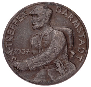 1937 Darmstadt SA Treffen Badge