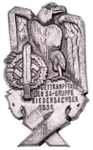 1936 SA Group Niedersachsen - front