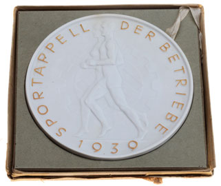 SS Allach Porcellain Award 1939 DAF Corporate Sports Appeal