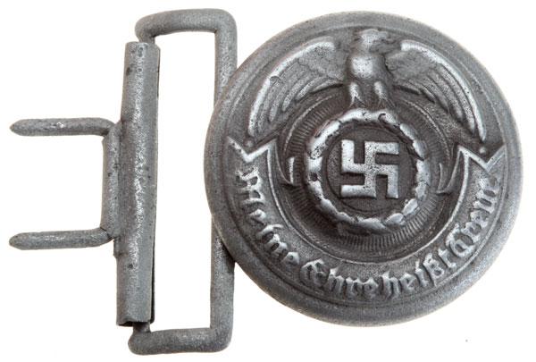 SS Officer Buckle - plus Three SS buttons