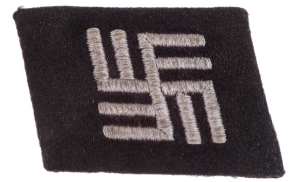 Temporary SS Concentration Camp Guard Collar Tab