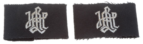 Waffen SS LAH Shoulder Board Cyphers