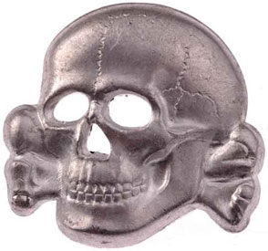 SS Aluminum Visor Skull
