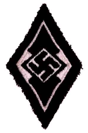 SS Sleeve Diamond - Former Hitler Youth 