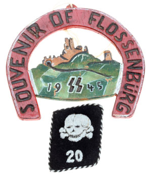 SS Deaths Head #20 Collar Tab