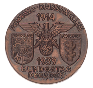 1939 Messina-Dardanellen Bundestag Dresden Badge
