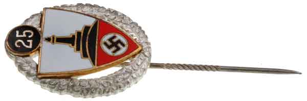 1936 DRKB 25 Yrs Member Stickpin