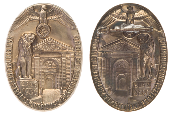 NSDAP Landau Meeting Badge 1936