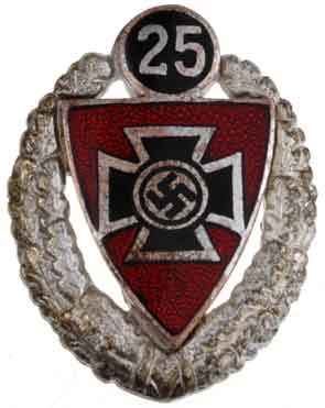 1938 NS-RKB 25 Yrs Membership Lapel Pin
