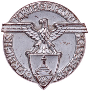 Reichs Kriegertag Badge - Kassel 1936