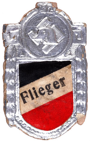 Stahlhelm WW1 Pilot's ID Badge 