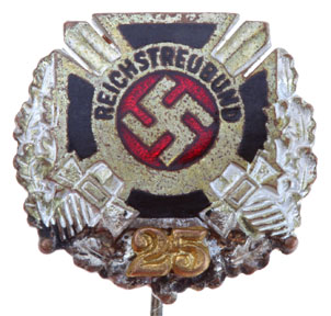 National Loyalty League - Gold 25 Year Members Pin