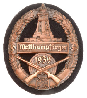 1939 Kyffhäuserbund Shooting Competition Shield 333w