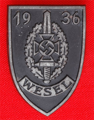 1936 NSKOV Wesel Badge 